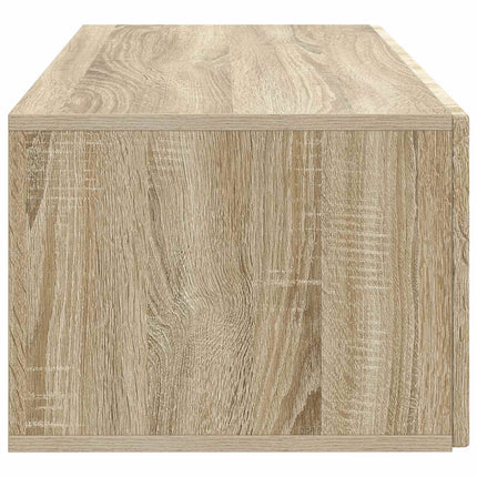 Väggmonterad TV-bänk Väggmonterad Sonoma-ek 78,5 x 41 x 30 cm