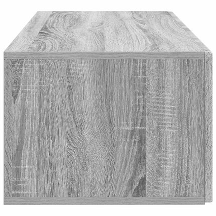 Väggmonterad TV-bänk Grå sonoma-ek 78,5 x 41 x 30 cm