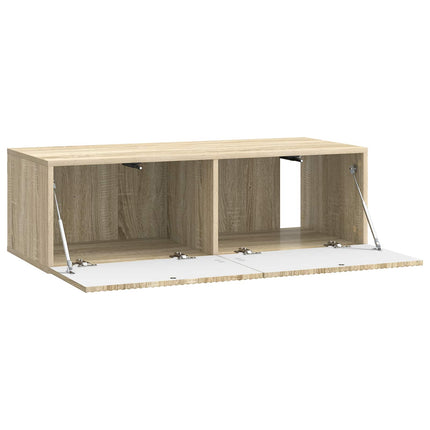 Väggmonterad TV-bänk Sonoma-ek 98 x 41 x 30 cm Konstruerat trä