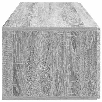 Väggmonterad TV-bänk Väggmonterad Grå sonoma-ek 98 x 41 x 30 cm