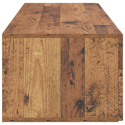 Väggmonterad TV-bänk Väggmonterad Gammalt trä 98 x 41 x 30 cm