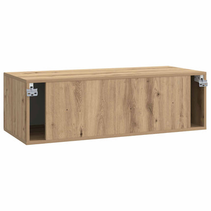 Väggmonterad TV-bänk Artisan-ek 98 x 41 x 30 cm Konstruerat trä