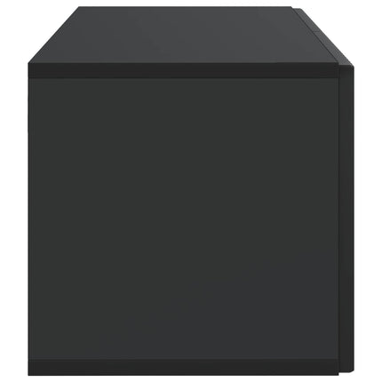 Väggmonterad TV-bänk Svart 59,5 x 31 x 30 cm Konstruerat trä