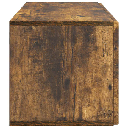 Väggmonterad TV-bänk Rökt ek 59,5 x 31 x 30 cm Konstruerat trä