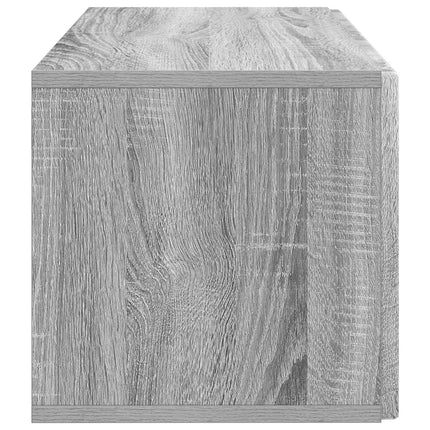 Väggmonterad TV-bänk Grå sonoma-ek 59,5 x 31 x 30 cm