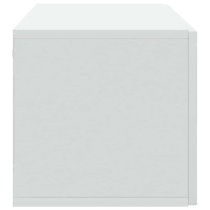 Väggmonterad TV-bänk Vit 98 x 31 x 30 cm Konstruerat trä