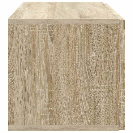 Väggmonterad TV-bänk Sonoma-ek 98 x 31 x 30 cm Konstruerat trä