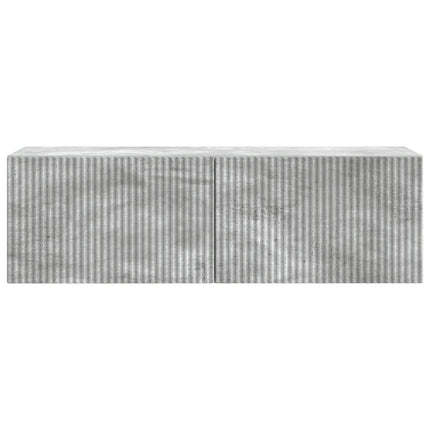 Väggmonterad TV-bänk Betonggrå 98 x 31 x 30 cm Konstruerat trä