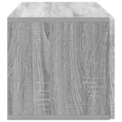 Väggmonterad TV-bänk Väggmonterad Grå sonoma-ek 98 x 31 x 30 cm