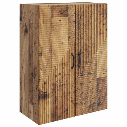 Väggmonterat skåp Gammalt trä 66 x 34,5 x 90 cm Konstruerat trä