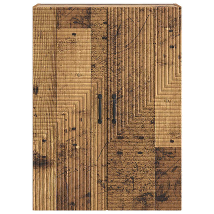 Väggmonterat skåp Gammalt trä 66 x 34,5 x 90 cm Konstruerat trä