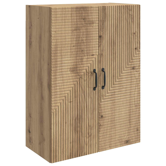 Väggmonterat skåp 66 x 34,5 x 90 cm Konstruerat trä Artisan-ek