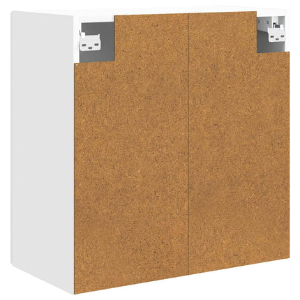 Väggmonterat skåp Vit 59 x 31 x 60 cm Konstruerat trä