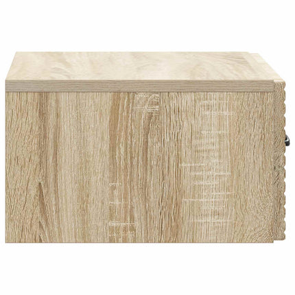 Väggmonterat Sängbord 2 pcs Sonoma-ek 49 x 34,5 x 20 cm