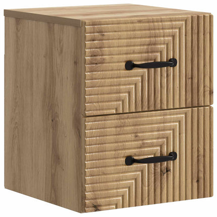 Väggmonterat Sängbord 2 pcs Artisan-ek 34,5 x 33 x 40 cm