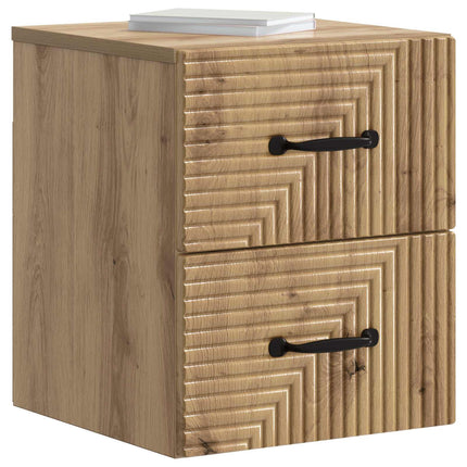 Väggmonterat Sängbord 2 pcs Artisan-ek 34,5 x 33 x 40 cm