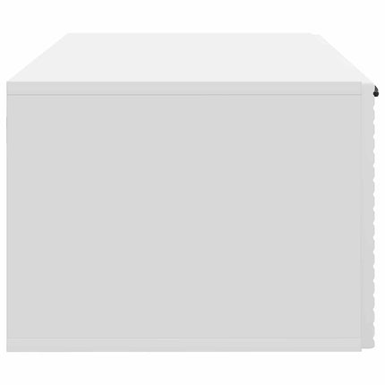 Väggmonterad TV-bänk Vit 59,5 x 41 x 30 cm Konstruerat trä