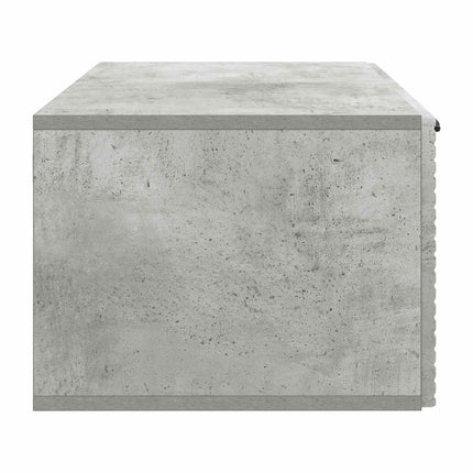 Väggmonterad TV-bänk Väggmonterad Betonggrå 59,5 x 41 x 30 cm