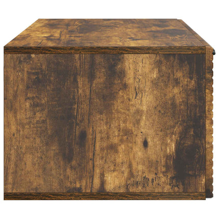 Väggmonterad TV-bänk Rökt ek 59,5 x 41 x 30 cm Konstruerat trä