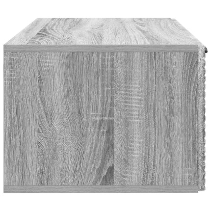 Väggmonterad TV-bänk Grå sonoma-ek 59,5 x 41 x 30 cm