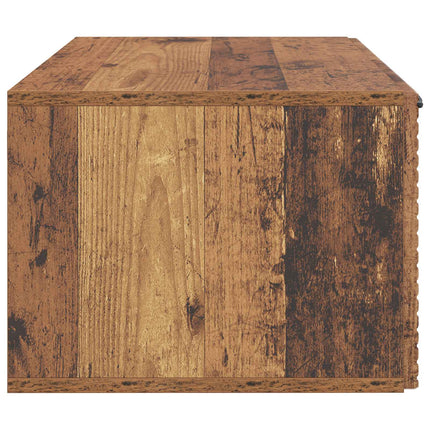 Väggmonterad TV-bänk Väggmonterad Gammalt trä 59,5 x 41 x 30 cm