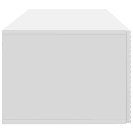 Väggmonterad TV-bänk Vit 78,5 x 41 x 30 cm Konstruerat trä