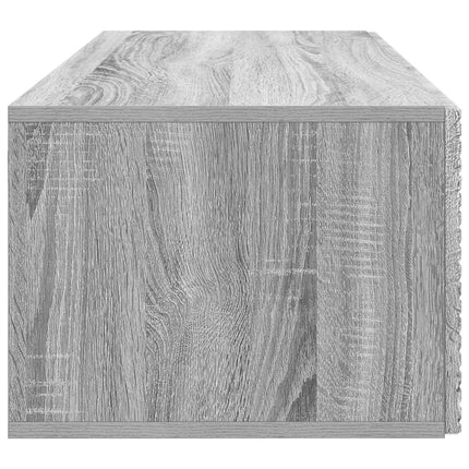 Väggmonterad TV-bänk Grå sonoma-ek 78,5 x 41 x 30 cm
