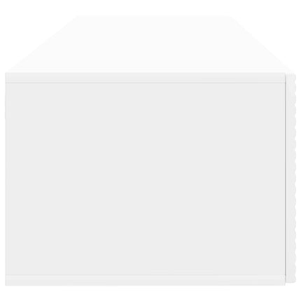 Väggmonterad TV-bänk Vit 98 x 41 x 30 cm Konstruerat trä