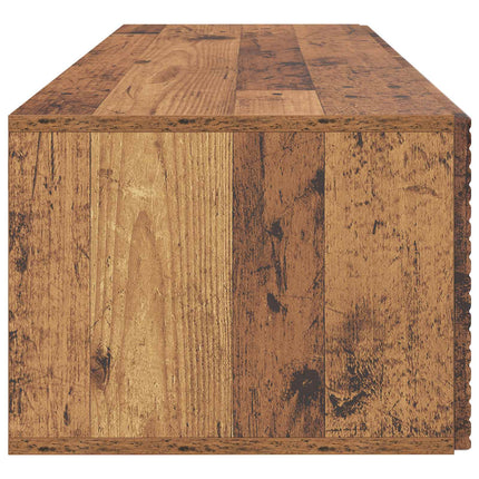 Väggmonterad TV-bänk Väggmonterad Gammalt trä 98 x 41 x 30 cm