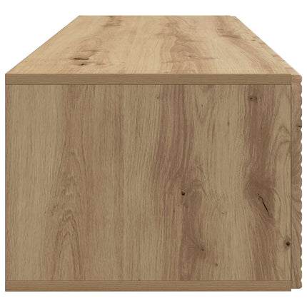 Väggmonterad TV-bänk Artisan-ek 98 x 41 x 30 cm Konstruerat trä