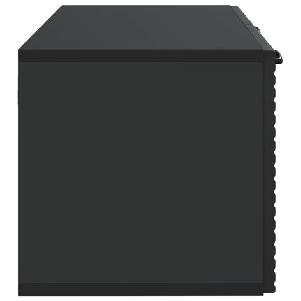 Väggmonterad TV-bänk Svart 59,5 x 31 x 30 cm Konstruerat trä