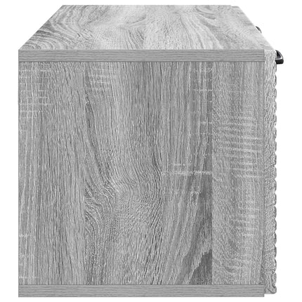 Väggmonterad TV-bänk Grå sonoma-ek 59,5 x 31 x 30 cm