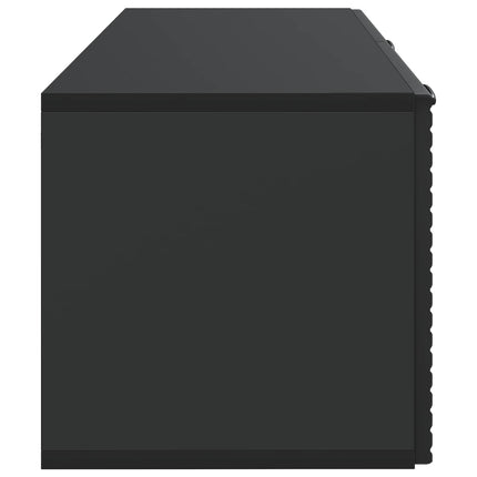Väggmonterad TV-bänk Svart 78,5 x 31 x 30 cm Konstruerat trä