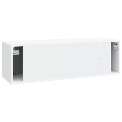 Väggmonterad TV-bänk Vit 98 x 31 x 30 cm Konstruerat trä