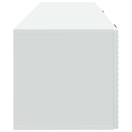 Väggmonterad TV-bänk Vit 98 x 31 x 30 cm Konstruerat trä