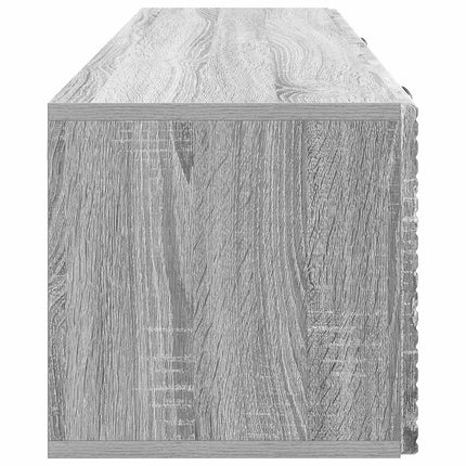Väggmonterad TV-bänk Väggmonterad Grå sonoma-ek 98 x 31 x 30 cm