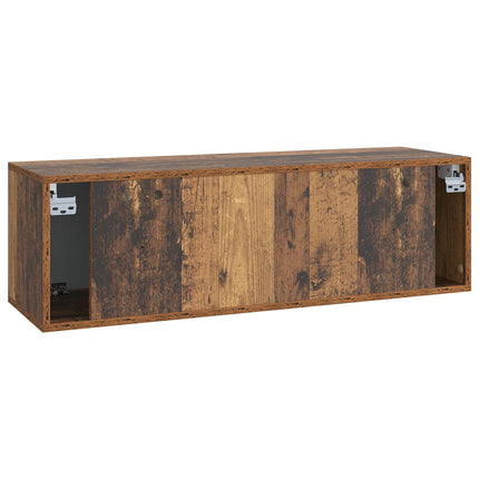 Väggmonterad TV-bänk Väggmonterad Gammalt trä 98 x 31 x 30 cm