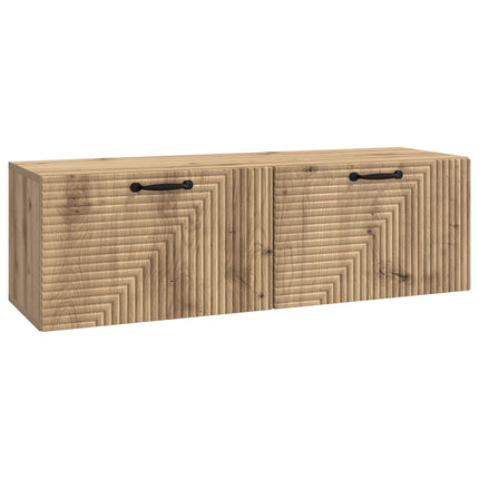 Väggmonterad TV-bänk Artisan-ek 98 x 31 x 30 cm Konstruerat trä
