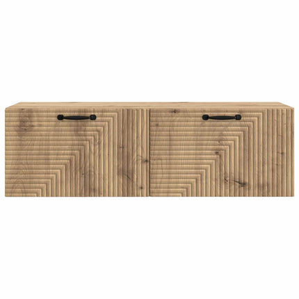 Väggmonterad TV-bänk Artisan-ek 98 x 31 x 30 cm Konstruerat trä