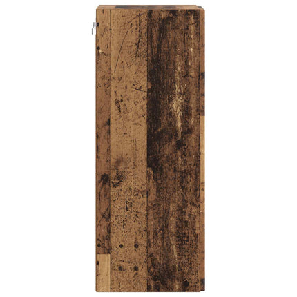 Väggmonterat skåp Gammalt trä 66 x 34,5 x 90 cm Konstruerat trä
