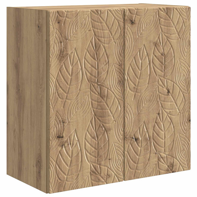 Väggmonterat skåp 59 x 31 x 60 cm Konstruerat trä Artisan-ek