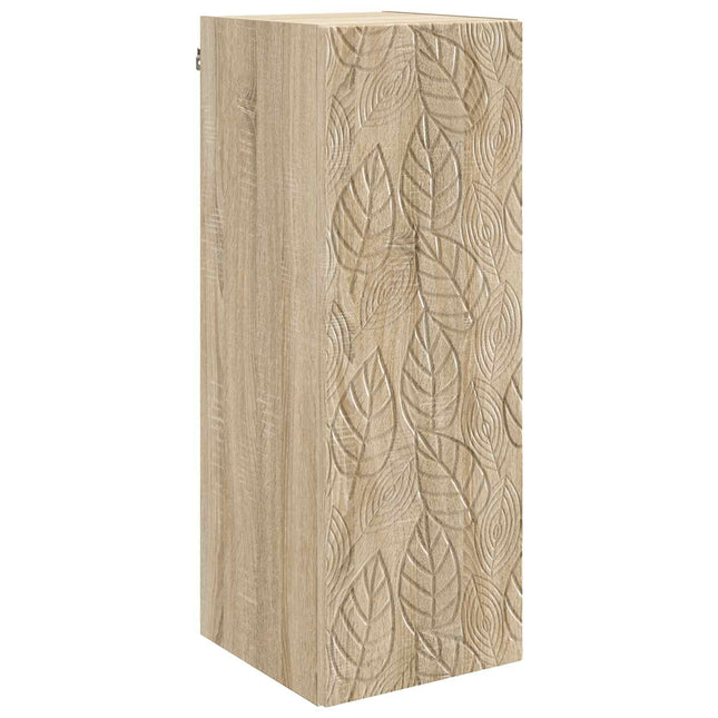 Väggmonterat skåp 33 x 34,5 x 90 cm Konstruerat trä Sonoma-ek