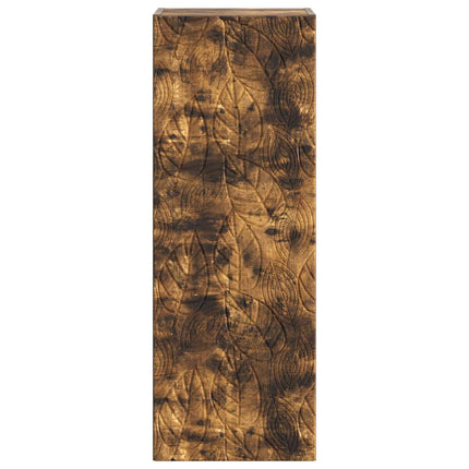 Väggmonterat skåp Rökt ek 33 x 34,5 x 90 cm Konstruerat trä