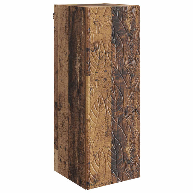 Väggmonterat skåp 33 x 34,5 x 90 cm Konstruerat trä Gammalt trä
