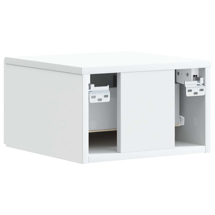 Väggmonterad sidobord 2 pcs Vit 34,5 x 33 x 20 cm