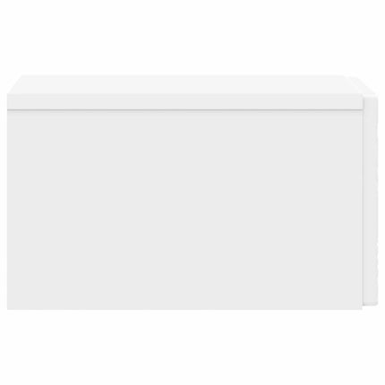 Väggmonterad sidobord 2 pcs Vit 34,5 x 33 x 20 cm