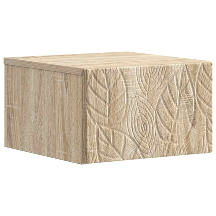 Väggmonterat Sängbord Sonoma-ek 49 x 34,5 x 20 cm