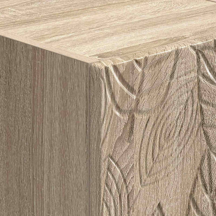 Väggmonterat Sängbord 2 pcs Sonoma-ek 49 x 34,5 x 20 cm