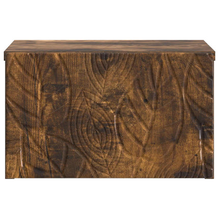 Väggmonterat Sängbord 2 pcs Rökt ek 49 x 34,5 x 20 cm