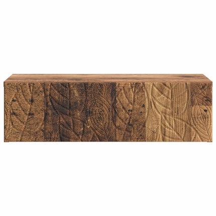Väggmonterad sidobord Gammalt trä 59 x 34,5 x 17 cm